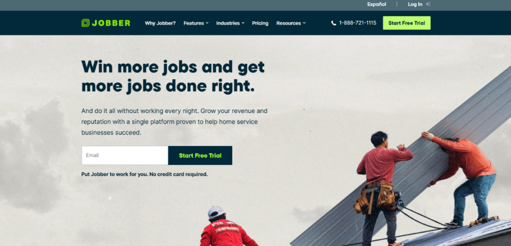 Jobber field service management app